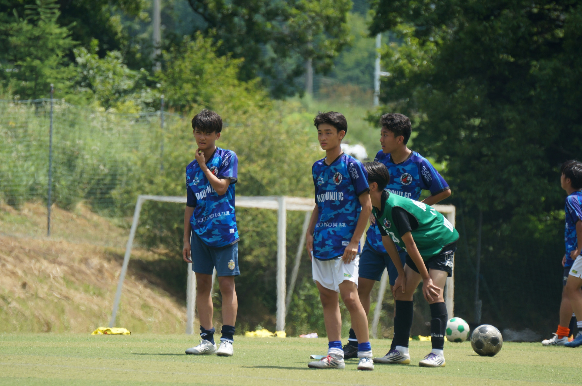 １年　練習中